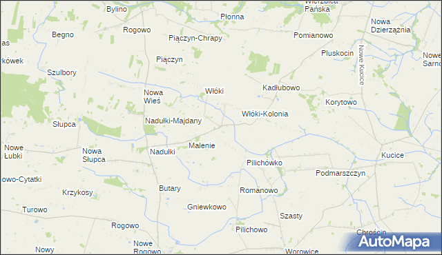 mapa Daniszewo gmina Bulkowo, Daniszewo gmina Bulkowo na mapie Targeo