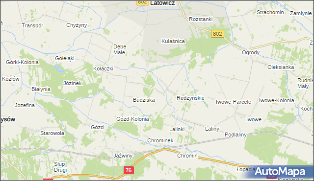 mapa Generałowo, Generałowo na mapie Targeo