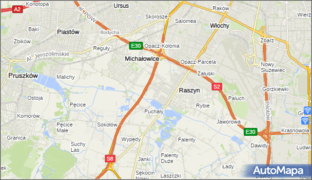 mapa Nowe Grocholice, Nowe Grocholice na mapie Targeo