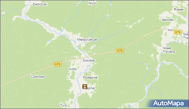 mapa Kopna Góra, Kopna Góra na mapie Targeo