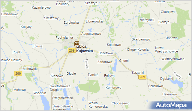 mapa Podtymień, Podtymień na mapie Targeo