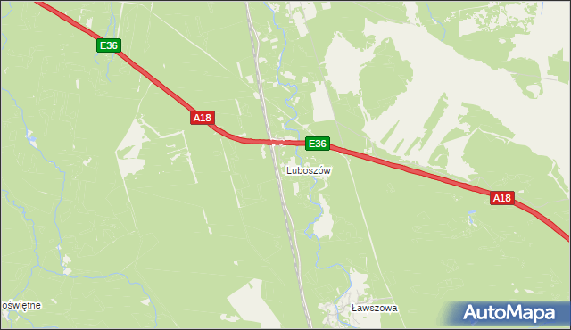 mapa Luboszów, Luboszów na mapie Targeo