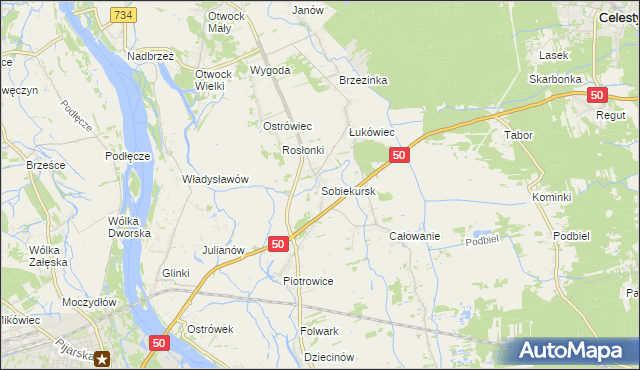 mapa Sobiekursk, Sobiekursk na mapie Targeo