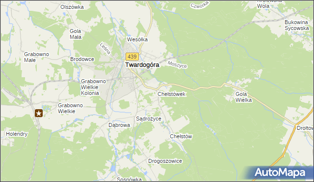 mapa Chełstówek, Chełstówek na mapie Targeo