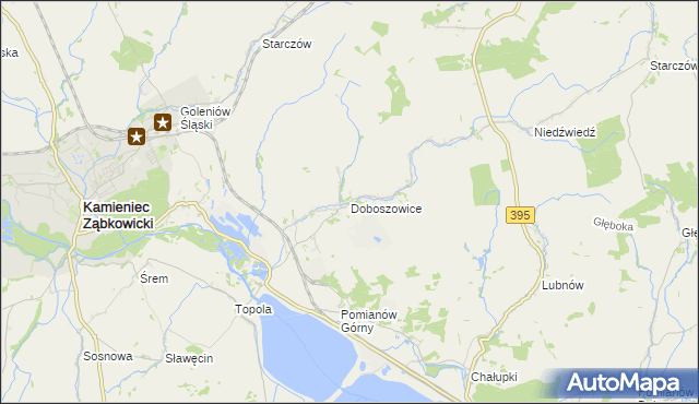 mapa Doboszowice, Doboszowice na mapie Targeo