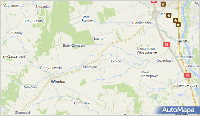 mapa Golądkowo, Golądkowo na mapie Targeo