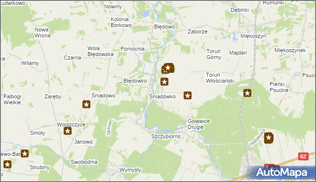 mapa Goławice Pierwsze, Goławice Pierwsze na mapie Targeo