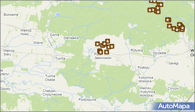 mapa Kobylnica Ruska, Kobylnica Ruska na mapie Targeo