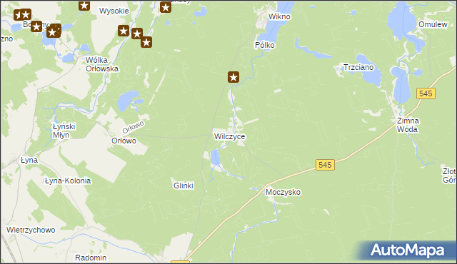 mapa Koniuszyn, Koniuszyn na mapie Targeo