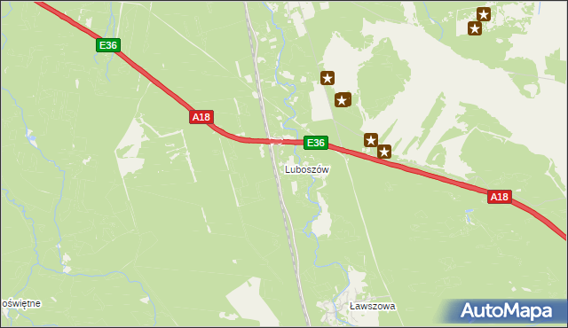 mapa Luboszów, Luboszów na mapie Targeo