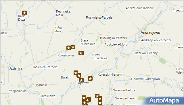 mapa Nowa Ruskołęka, Nowa Ruskołęka na mapie Targeo