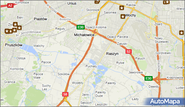mapa Nowe Grocholice, Nowe Grocholice na mapie Targeo