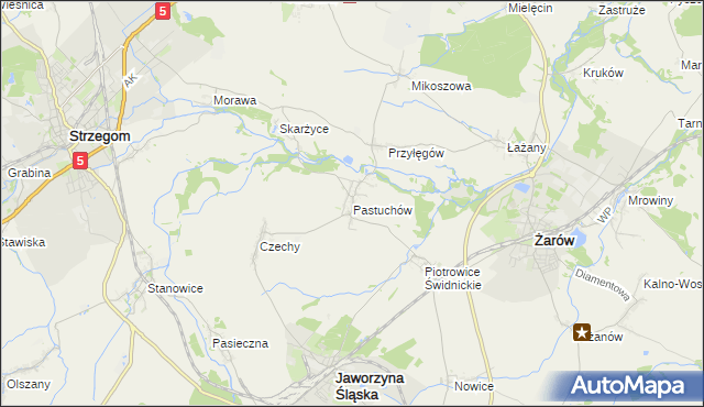 mapa Pastuchów, Pastuchów na mapie Targeo