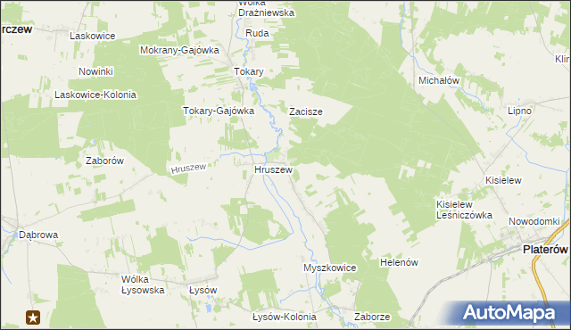 mapa Rusków, Rusków na mapie Targeo