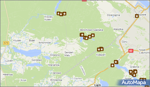 mapa Sendeń Duży, Sendeń Duży na mapie Targeo