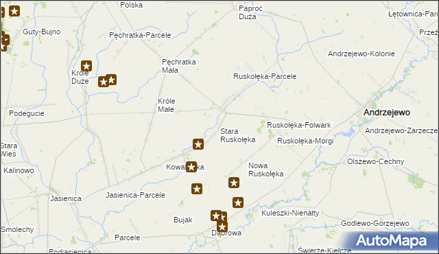 mapa Stara Ruskołęka, Stara Ruskołęka na mapie Targeo