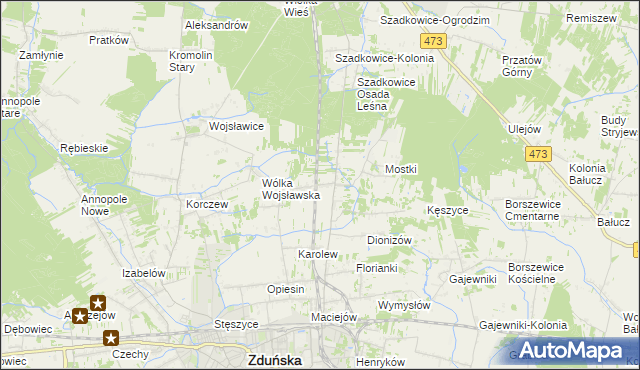 mapa Suchoczasy, Suchoczasy na mapie Targeo