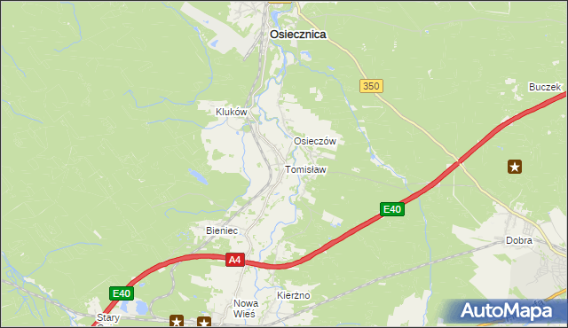 mapa Tomisław, Tomisław na mapie Targeo