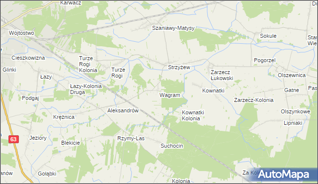 mapa Wagram, Wagram na mapie Targeo