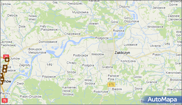 mapa Wesołów, Wesołów na mapie Targeo