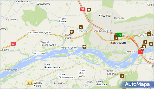 mapa Wólka Smoszewska, Wólka Smoszewska na mapie Targeo