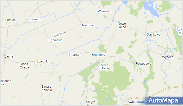 mapa Brudzędy, Brudzędy na mapie Targeo