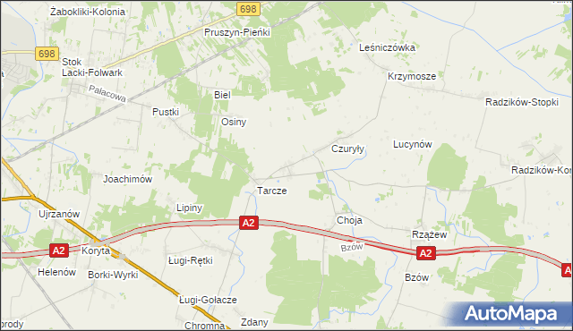 mapa Cielemęc, Cielemęc na mapie Targeo