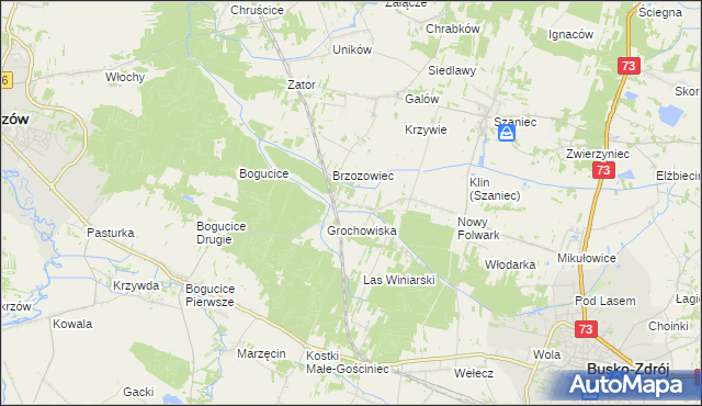 mapa Kameduły, Kameduły na mapie Targeo