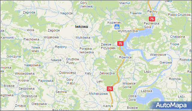 mapa Połom Mały, Połom Mały na mapie Targeo