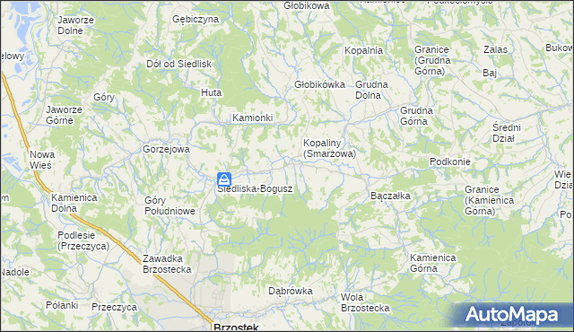 mapa Smarżowa, Smarżowa na mapie Targeo