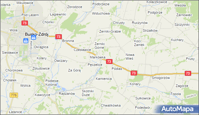 mapa Szczaworyż, Szczaworyż na mapie Targeo