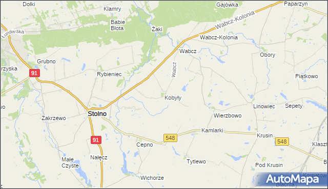 mapa Kobyły, Kobyły na mapie Targeo