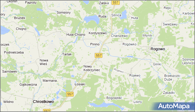 mapa Stary Kobrzyniec, Stary Kobrzyniec na mapie Targeo