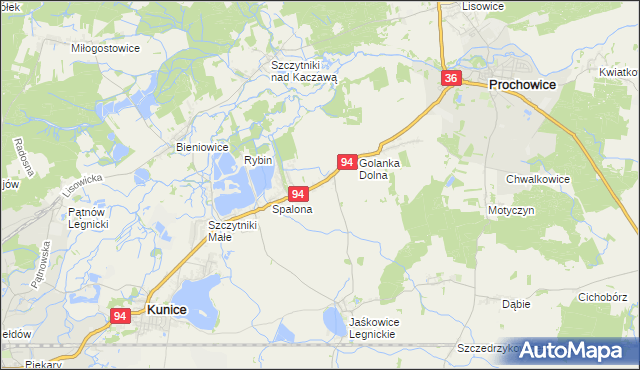 mapa Golanka Górna, Golanka Górna na mapie Targeo