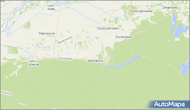 mapa Kijów gmina Drezdenko, Kijów gmina Drezdenko na mapie Targeo