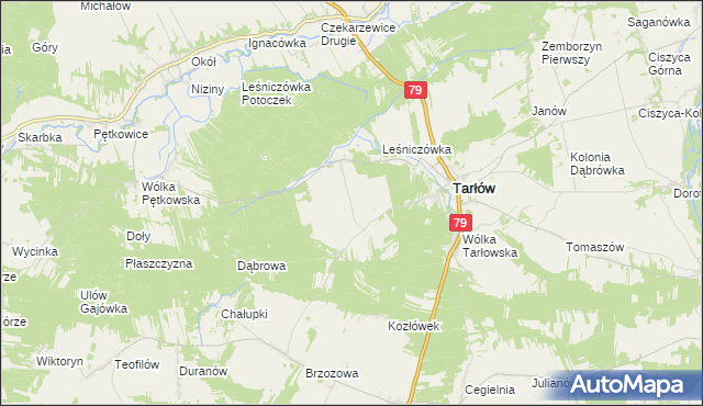 mapa Potoczek-Kolonia, Potoczek-Kolonia na mapie Targeo