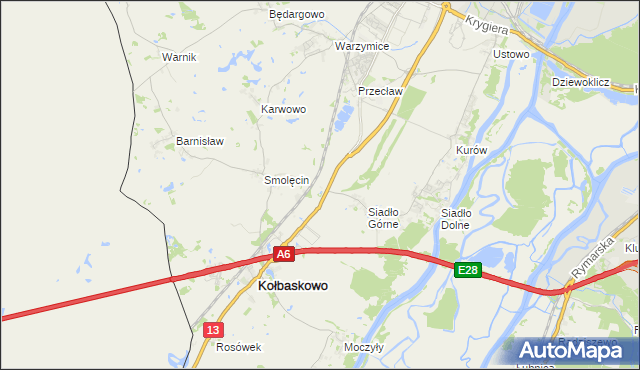 mapa Smętowice, Smętowice na mapie Targeo