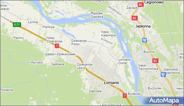 mapa Kiełpin Poduchowny, Kiełpin Poduchowny na mapie Targeo