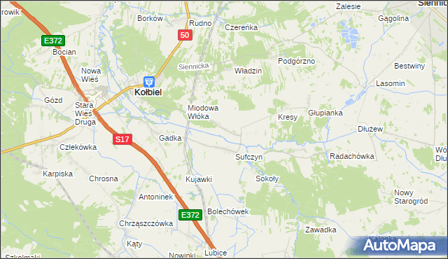 mapa Wola Sufczyńska, Wola Sufczyńska na mapie Targeo