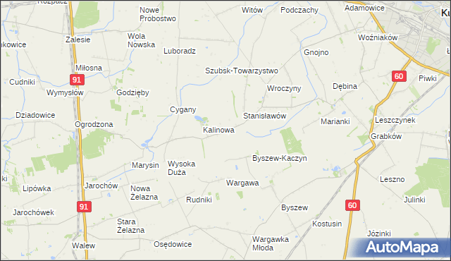 mapa Włosków, Włosków na mapie Targeo