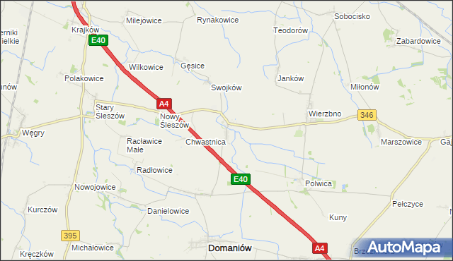 mapa Piskorzów gmina Domaniów, Piskorzów gmina Domaniów na mapie Targeo