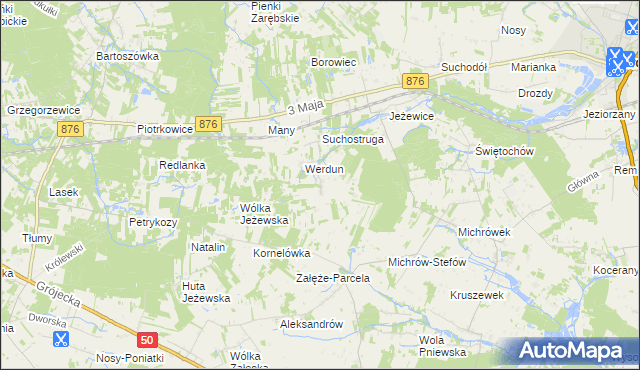 mapa Bystrzanów, Bystrzanów na mapie Targeo
