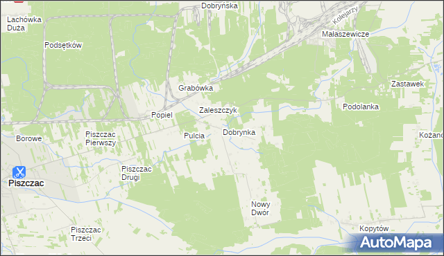 mapa Dobrynka, Dobrynka na mapie Targeo