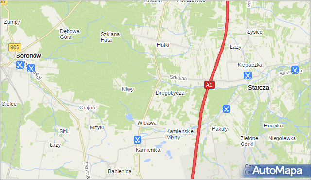 mapa Drogobycza, Drogobycza na mapie Targeo