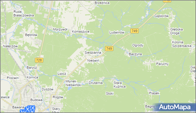 mapa Fidor, Fidor na mapie Targeo