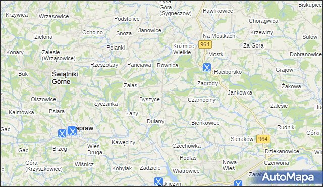 mapa Gorzków gmina Wieliczka, Gorzków gmina Wieliczka na mapie Targeo