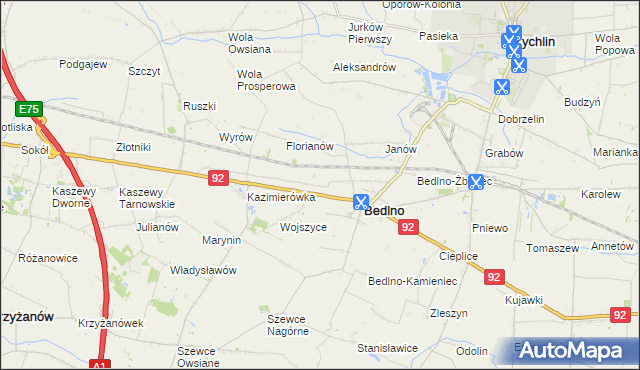 mapa Kręcieszki, Kręcieszki na mapie Targeo