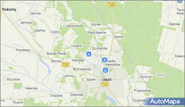 mapa Niewiadów PGR, Niewiadów PGR na mapie Targeo