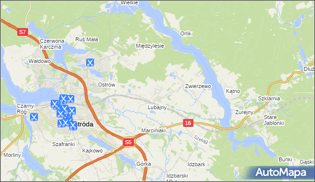 mapa Nowe Siedlisko, Nowe Siedlisko na mapie Targeo