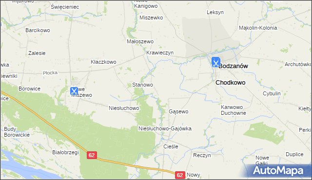 mapa Osmolinek, Osmolinek na mapie Targeo
